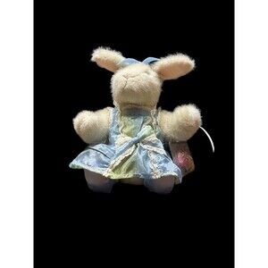 Vintage 1999 8" Hoppy VanderHare Plush Bunny From Muffy VanderBear Fabearge Egg